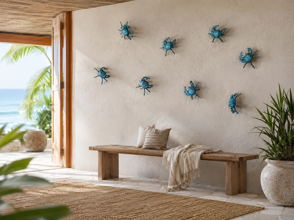 Escultura Cangrejo Pared